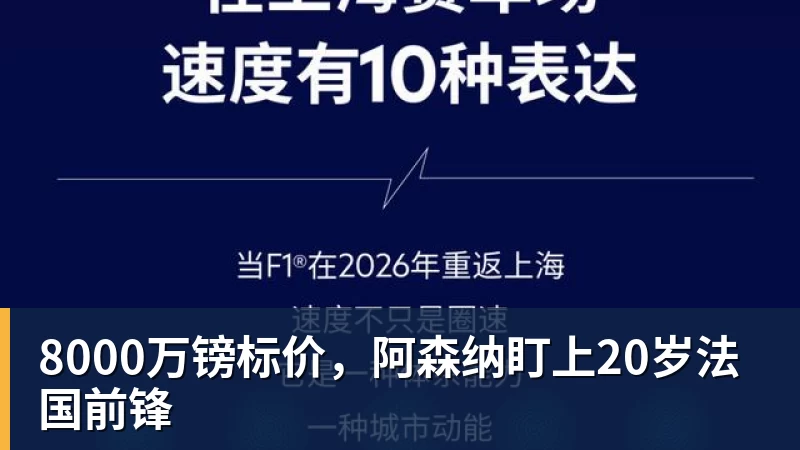8000万镑标价，阿森纳盯上20岁法国前锋